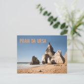 プライアダウルサビーチインポルトガルギフト シーズンポストカード (スタンド正面)