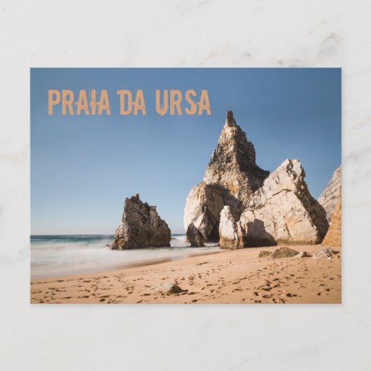 プライアダウルサビーチインポルトガルギフト シーズンポストカード (正面)