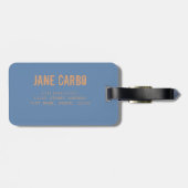 プライアダウルサビーチインポルトガルギフト ラゲッジタグ (裏面横)