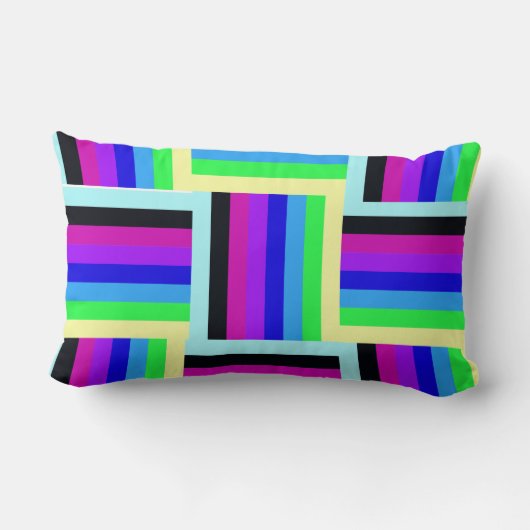 プライカラフルドのストライプ腰枕 ランバークッション (裏面)