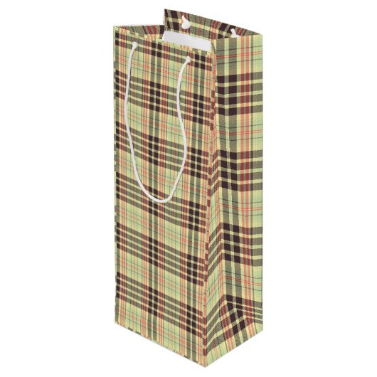 プライクラシックドデザイン ワインギフトバッグ (裏面アングル)