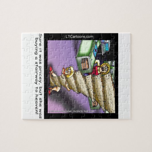 プライシー天おもしろい階段 ジグソーパズル (横)