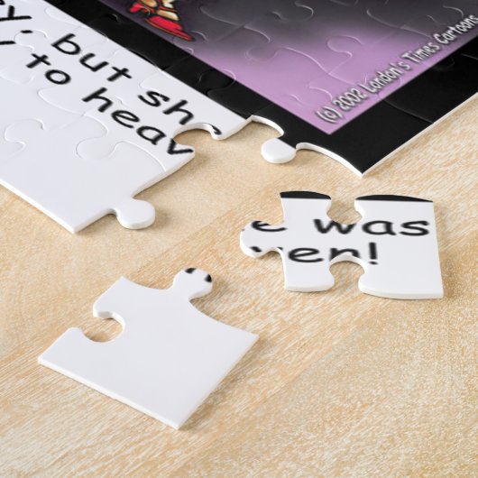 プライシー天おもしろい階段 ジグソーパズル (側面)