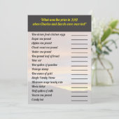 プライスゲームとは |ファミリー懇親会サンセット 招待状 (スタンド正面)