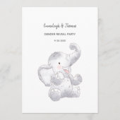 プライスゲームのモダンベビーゾウのカード プログラム (裏面)