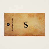 プライスラベルパーチメントリテールストアラベル (正面)