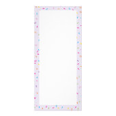 プライスリストベーカリーケーキつや消しドリップパープル ラックカード (裏面)