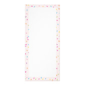 プライスリストベーカリーケーキつや消しドリップ赤面 ラックカード (裏面)