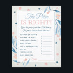 プライス・イズ・ライト ゲーム ベイビー シャワー ブルー ピンク チラシ<br><div class="desc">ベイビー シャワーを主催していますか? ゲームをミックスに追加しましょう!</div>