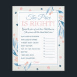プライス・イズ・ライト ゲーム ベイビー シャワー ブルー ピンク チラシ<br><div class="desc">ベイビー シャワーを主催していますか？ ゲームをミックスに追加しましょう！</div>