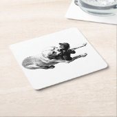 プライズグリップ スクエアペーパーコースター (アングル)