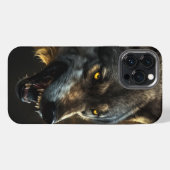 プライドあるオオカミ iPhoneケース iPhone 13 Pro Maxケース (裏面横)
