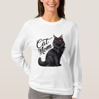 プライドあるメインクーンママTシャツ Tシャツ