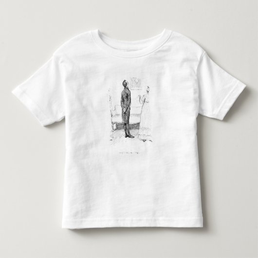 「プライドおよびPrejudiceからの場面 トドラーTシャツ (正面)