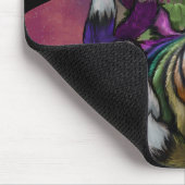 プライドきつねとオダマキ(植物)の花 マウスパッド (コーナー)