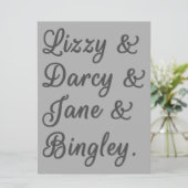 プライドと偏見のカップルI 招待状 (スタンド正面)