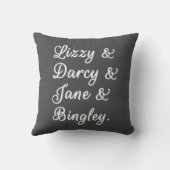 プライドと偏見のカップルII クッション (裏面)