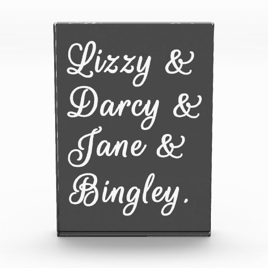 プライドと偏見のカップルII フォトブロック (正面)