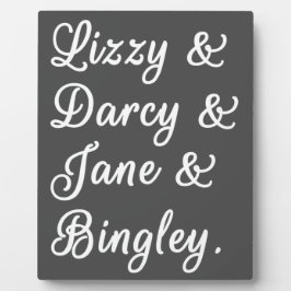 プライドと偏見のカップルII フォトプラーク