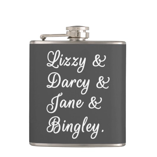 プライドと偏見のカップルII フラスク (正面)