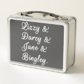 プライドと偏見のカップルII メタルランチボックス (裏面)