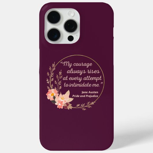 プライドと偏見の名言Ⅰ - かわいいスタイル Case-Mate iPhoneケース (裏面)