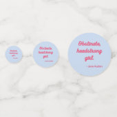 プライドと偏見の引用文II -キュートスタイル コンフェッティ (正面)