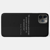 プライドと偏見の引用 I Case-Mate iPhoneケース (裏面(横))