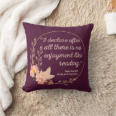 プライドと偏見の引用 III - かわいいスタイル クッション (ブランケット)