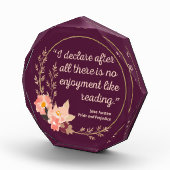 プライドと偏見の引用 III - かわいいスタイル フォトブロック (右)