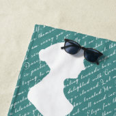 プライドと偏見オランダのボールジェーンオースティン ビーチタオル (インサイチュ)