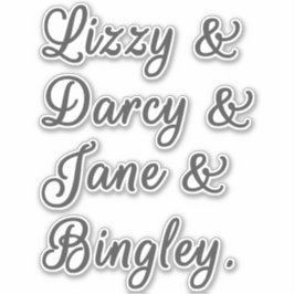 プライドと偏見カップルI シール