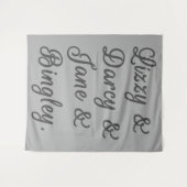 プライドと偏見カップルI タペストリー (正面(横))