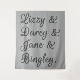 プライドと偏見カップルI タペストリー