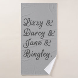 プライドと偏見カップルI バスタオルセット