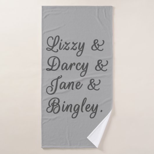 プライドと偏見カップルI バスタオルセット (バスタオル)