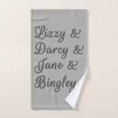 プライドと偏見カップルI バスタオルセット (ハンドタオル)