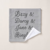 プライドと偏見カップルI バスタオルセット (ウォッシュタオル)