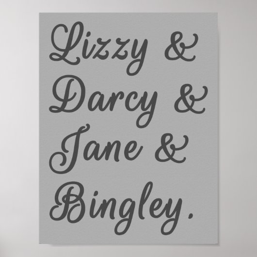 プライドと偏見カップルI ポスター (正面)