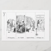 プライドと偏見ジェーンオースティン紙ブックマーク (正面)