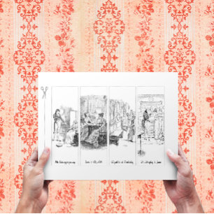 プライドと偏見ジェーンオースティン紙ブックマーク