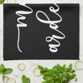 プライドと偏見ダーシー氏 – 最も熱心に私 キッチンタオル (折り畳み)