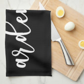 プライドと偏見ダーシー氏 – 最も熱心に私 キッチンタオル (四つ折り)