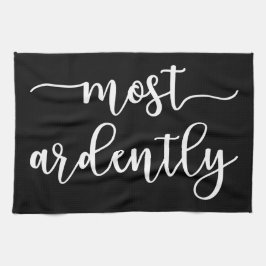 プライドと偏見ダーシー氏 – 最も熱心に私 キッチンタオル