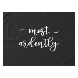 プライドと偏見ダーシー氏 – 最も熱心に私 テーブルクロス