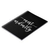 プライドと偏見ダーシー氏 – 最も熱心に私 ノートブック (左側)