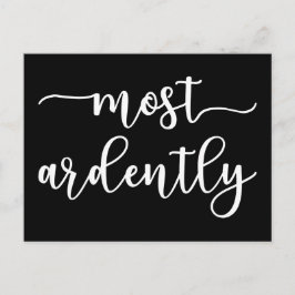 プライドと偏見ダーシー氏 – 最も熱心に私 ポストカード