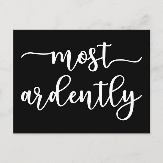 プライドと偏見ダーシー氏 – 最も熱心に私 ポストカード (正面)