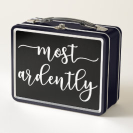 プライドと偏見ダーシー氏 – 最も熱心に私 メタルランチボックス