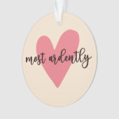 プライドと偏見ダーシー氏 – Most Ardently V オーナメント (正面)